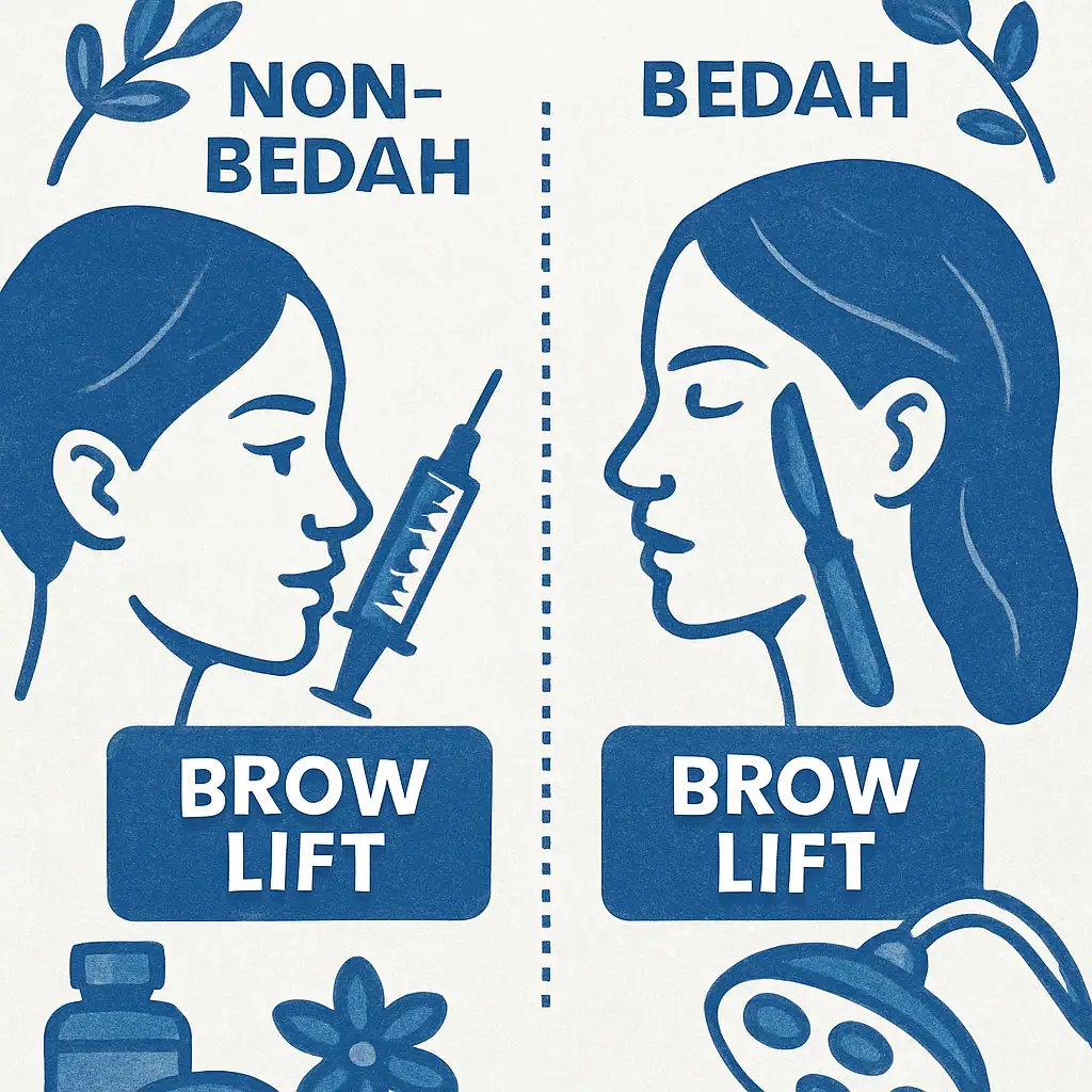 Perbandingan Bedah Estetika dan Non-Bedah